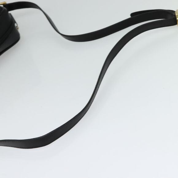 GUCCI GG Canvas Web Sherry Line Shoulder Bag Black Gold 37 0124071 - Picture 7 of 16